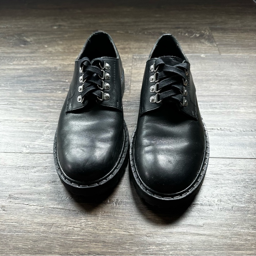 Classic Black Leather Men's Shoes